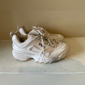 FILA White Chunky Sneakers